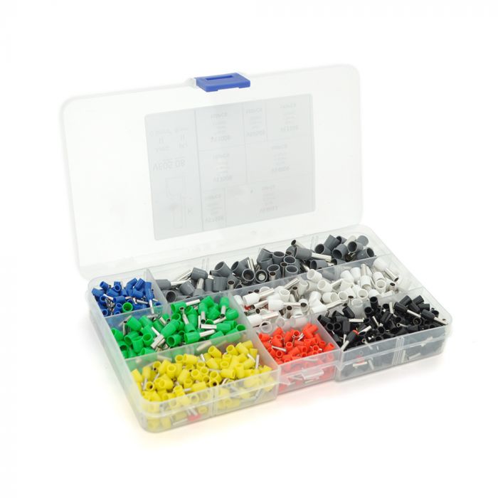 
					Крімпер CINLINELE HCS8 6-6 для обтиску кабельного накінечника, blue + набір кабельних наконечників (VE0508, VE7508, VE1008, VE1508, VE2508, VE4009,VE6102)