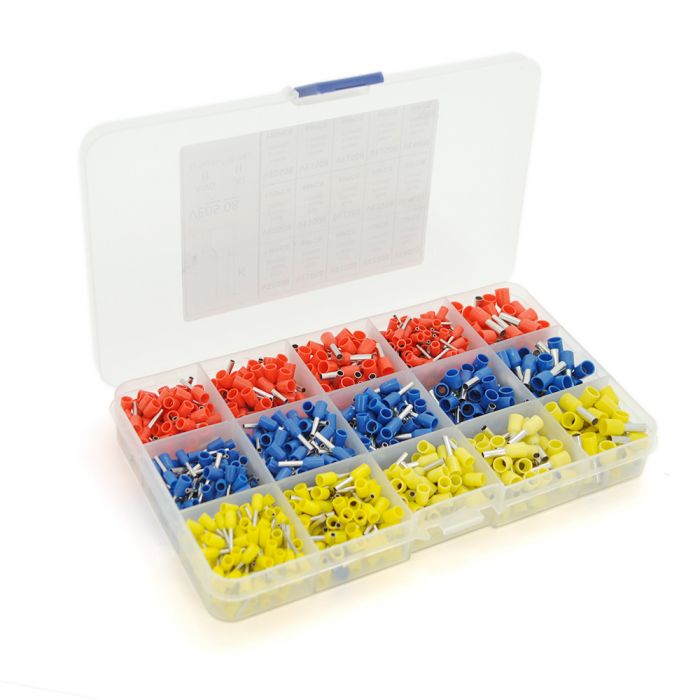 
					Крімпер CINLINELE HCS8 6-6 для обтиску кабельного накінечника, blue + набір кабельних наконечників (VE0508,VE1508,VE1008,VE4009,VE2508)