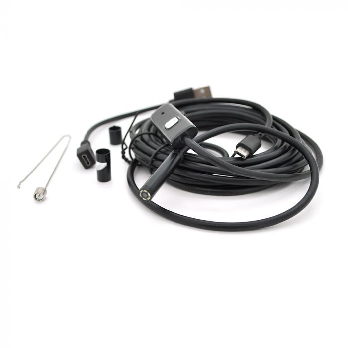 
					3 in 1 MicroUSB / PC HD ендоскоп, м'який дріт, 3,5м
