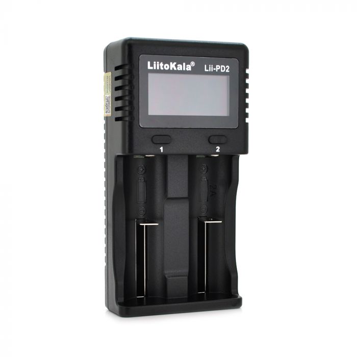 
					ЗП універсальний Liitokala PD2, 2 канали, LCD дисплей, підтримує Li-ion, Ni-MH і Ni-Cd AA (R6), ААA (R03), AAAA, С (R14)