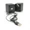 
					Колонки 2.0 Kisonli V310 для ПК і ноутбука, USB + 3.5mm, 2x0,5W, 20Hz- 20KHz, Red, BOX, Q100