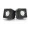 
					Колонки 2.0 Kisonli V410 для ПК і ноутбука, USB + 3.5mm, 2x1.5W, 20Hz- 20KHz, Black, BOX, Q80