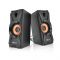 
					Колонки 2.0 Kisonli U-9003, для ПК і ноутбука, USB + 3.5mm, 2x3W, 20Hz- 20KHz, Black, BOX, Q40