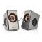 
					Колонки 2.0 Kisonli T-007 для ПК і ноутбука, USB + 3.5mm, 2x3W, 20Hz- 20KHz, Gray, BOX, Q40