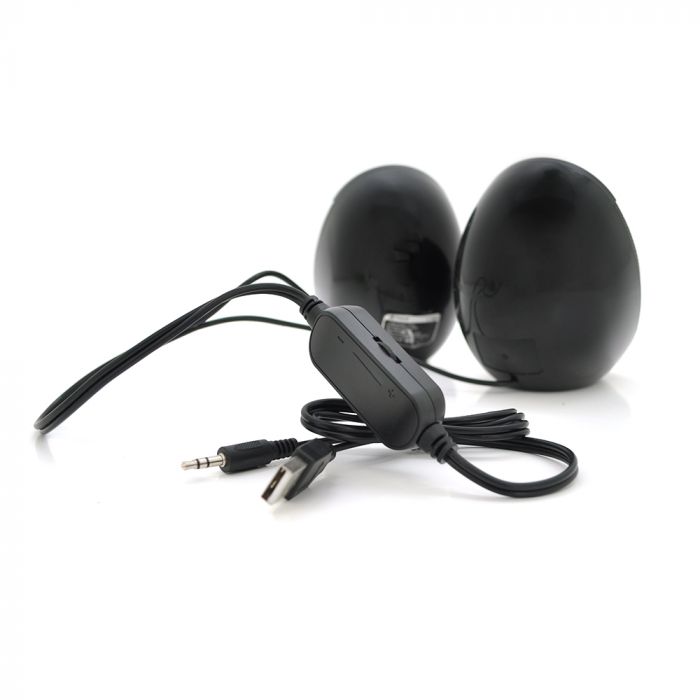 
					Колонки 2.0 Kisonli L-7070 для ПК і ноутбука, USB + 3.5mm, 2x3W, 20Hz- 20KHz, Black, BOX, Q50