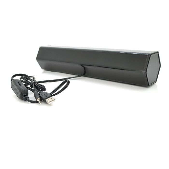 
					Колонки 2.0 Kisonli i-620, для ПК і ноутбука, USB + 3.5mm, 2x3W, 20Hz- 20KHz, Black, BOX, Q40