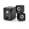 
					Колонки 2.1 Kisonli U-2900BT, для ПК і ноутбука, USB + 3.5mm, 5W + 2x3W, 20Hz- 20KHz, з сабвуфером, bluetooth, Black, BOX, Q40