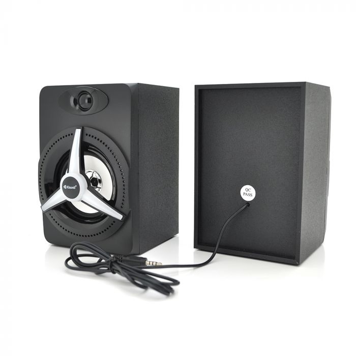 
					Колонки 2.1 Kisonli TM-7000A, для ПК і ноутбука, живлення 220V + jack 3.5mm, 15W+2x5W, 20Hz- 20KHz, з сабвуфером, bluetooth, Black, BOX, Q6