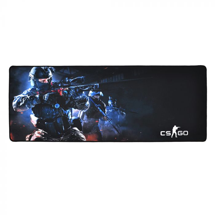 
					Килимок 300 * 800 тканинної CS Three Fighters з бічної прошивкою, товщина 3 мм, колір Black / Red, Пакет