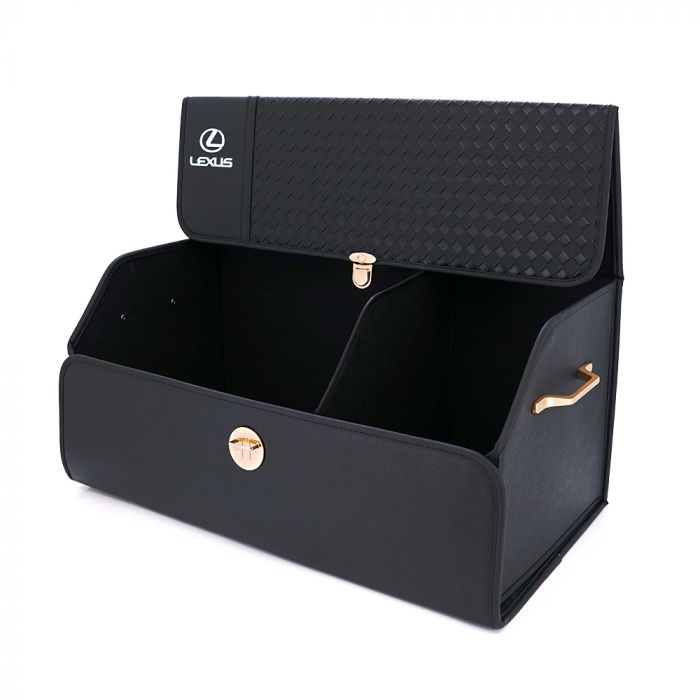 
					Складаний шкіряний автомобільний органайзер 600*360*340 мм, Black