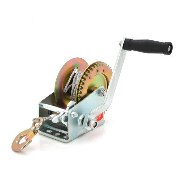 
					Лебідка WO1200LB ручна барабанна, вантажопідйомність до 350кг, довжина троса 7м