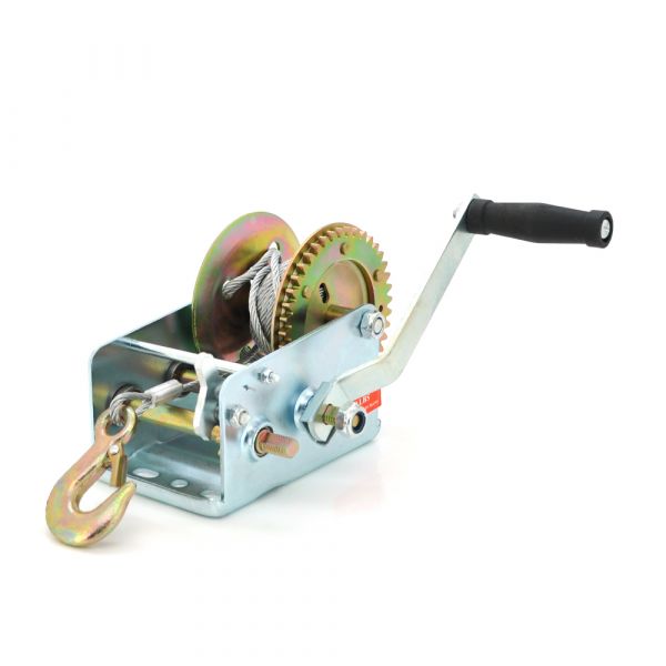 
					Лебідка WO2500LB ручна барабанна, вантажопідйомність до 1130кг, довжина троса 7м