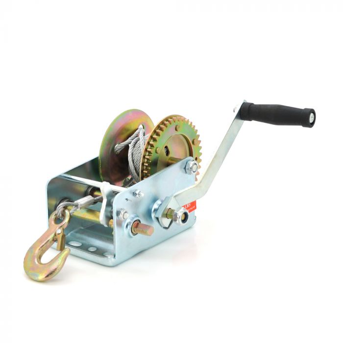 
					Лебідка WO2500LB ручна барабанна, вантажопідйомність до 1130кг, довжина троса 7м