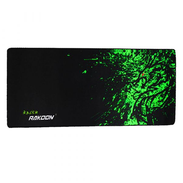 
					Килимок 400*900 тканинний RAZER RAKOON з боковою прошивкою, товщина 3 мм, колір Black, OEM