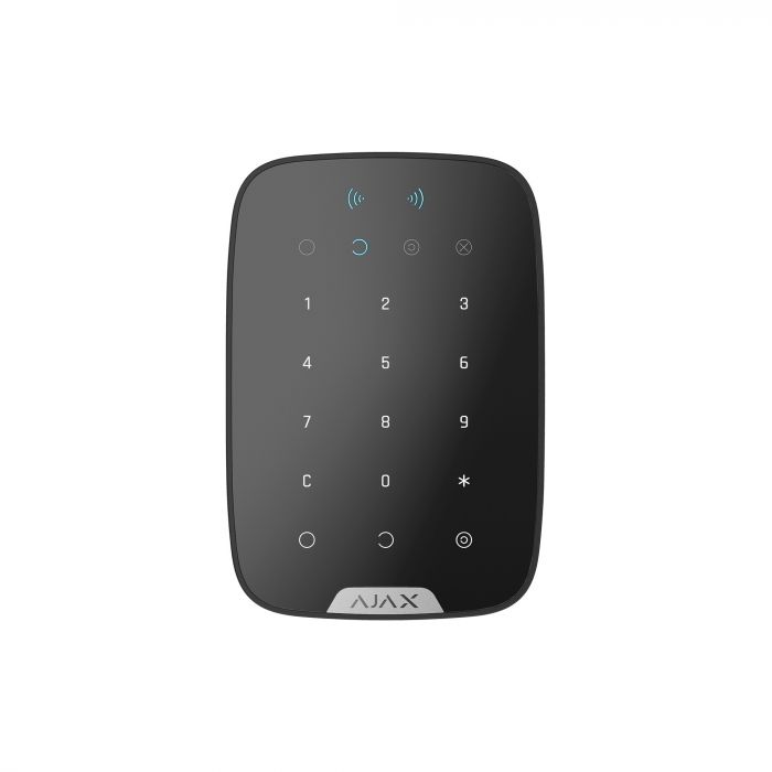 
					Бездротова сенсорна клавіатура з RFID-зчитувач і підтримкою Bluetooth Ajax KeyPad Plus black