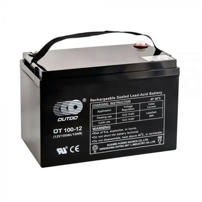 
					Аккумуляторная батарея OUTDO AGM OT 100-12 12 V 100 Ah ( 333 x 173 x 222 )