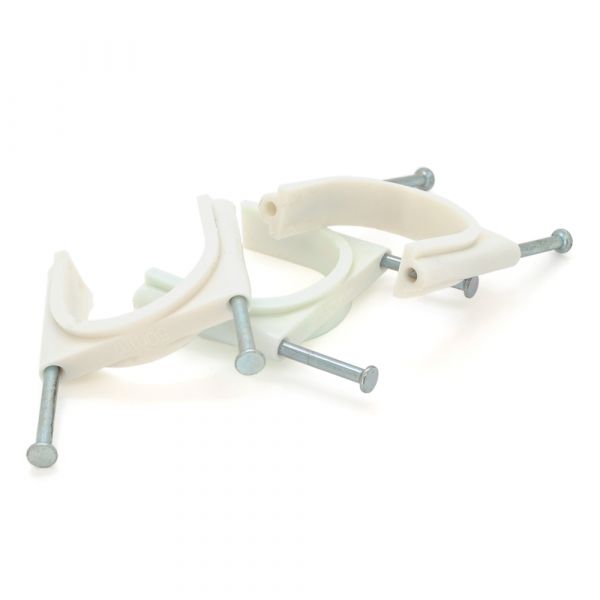 
					Скоби 30мм для кріплення кабелю (25 шт/уп) білі