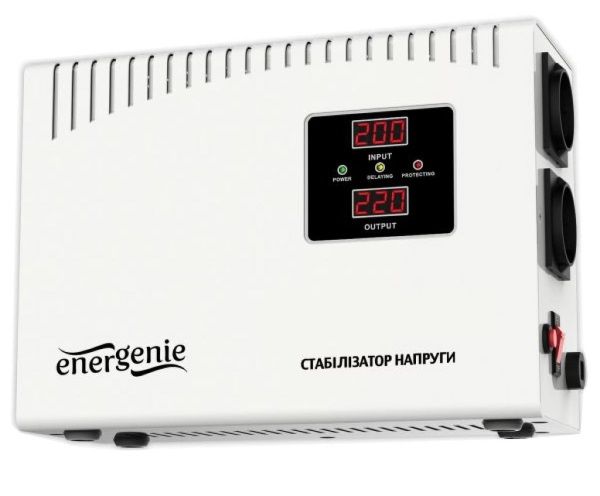 Стабілізатор напруги EnerGenieEG-AVR-DW2000-01 2000ВА