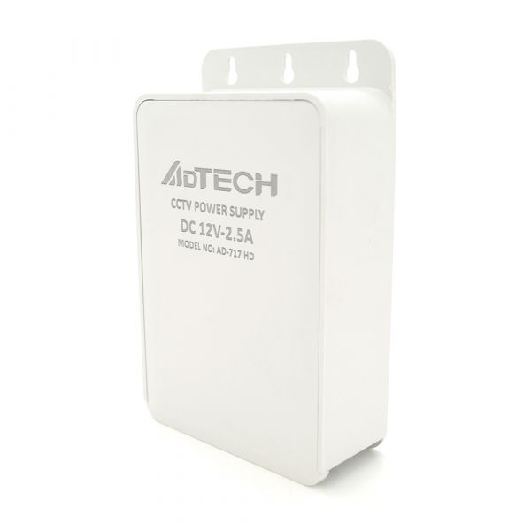 
					Імпульсний адаптер живлення ADtech 12В 2.5А (30Вт) Plastic Box IP63