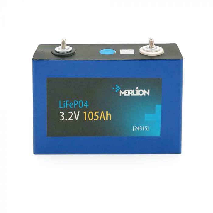 
					Літій-залізо-фосфатний акумулятор Merlion 3.2V105AH  вага 2 кг, 150 х 130 х 52мм