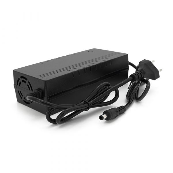 
					Зарядний пристрій для літієвих акумуляторів 36V 3A+ кабель живлення, довжина 1,20м, штекер 5,5/2.5, BOX