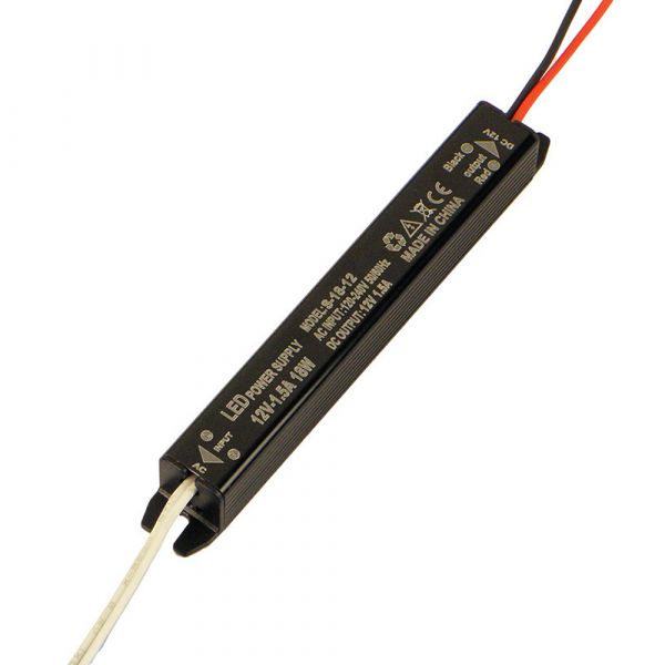 
					Імпульсний блок живлення герметичний PSW12-18 12В 1.5А (18Вт) IP20 (142*18*18)