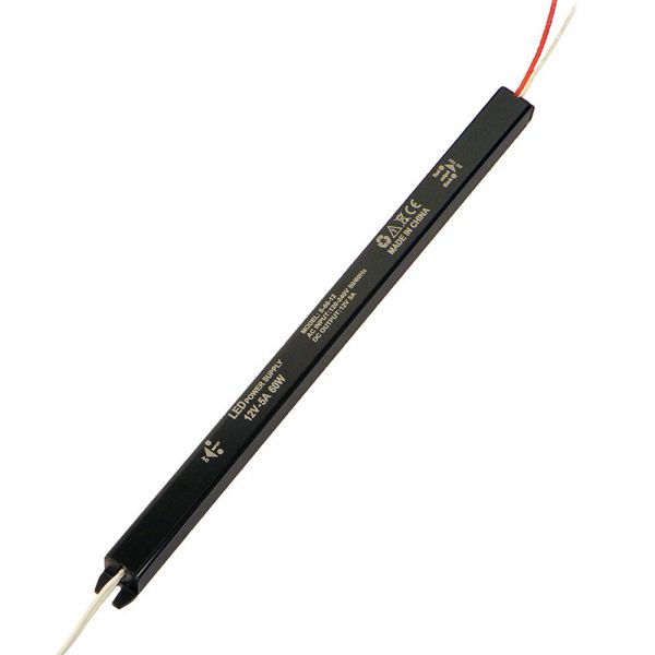 
					Імпульсний блок живлення герметичний PSW12-60 12В 5А (60Вт) IP20 (312*18*18)