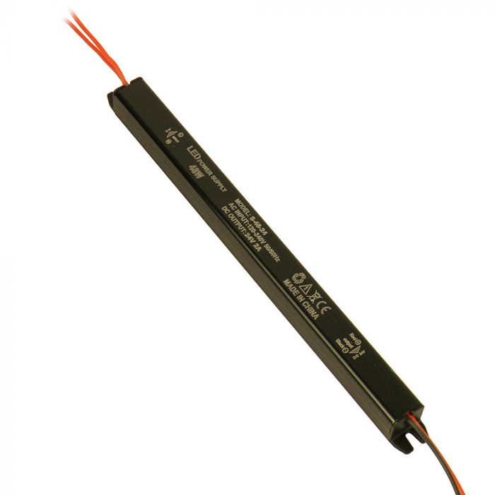 
					Імпульсний блок живлення герметичний PSW24-48 24В 2А (48Вт) IP20 (242*18*18)