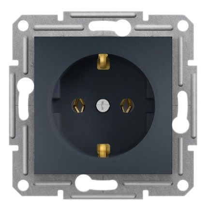 
					Розетка Schneider Asfora, Антрацит