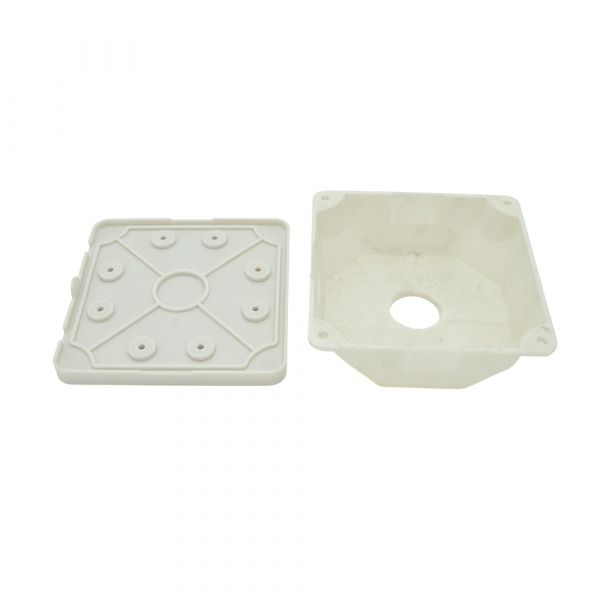 
					Монтажна коробка для камер CamBoxWC 130х130х50мм біла, пластик