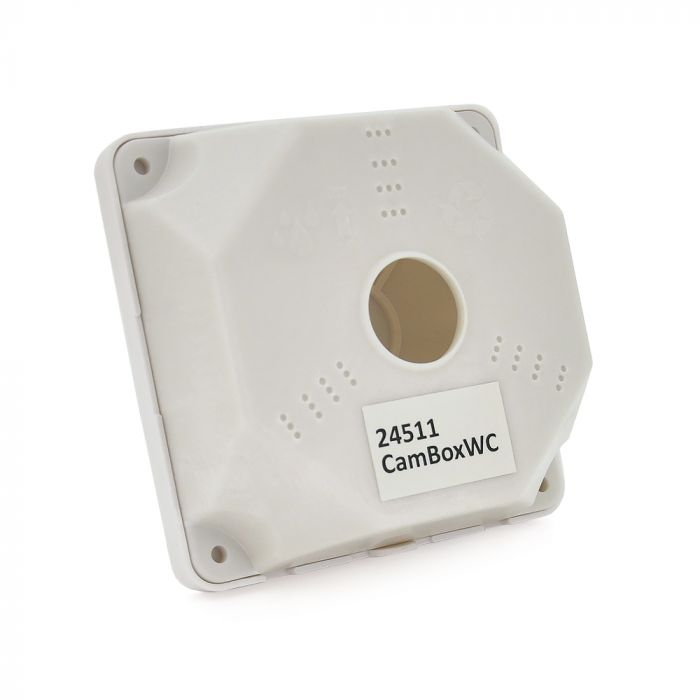 
					Монтажна коробка для камер CamBoxWC 130х130х50мм біла, пластик