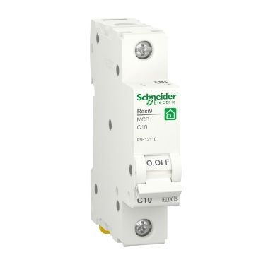 
					Автоматичний вимикач Schneider RESI9 10А, 1P, крива С, 6кА