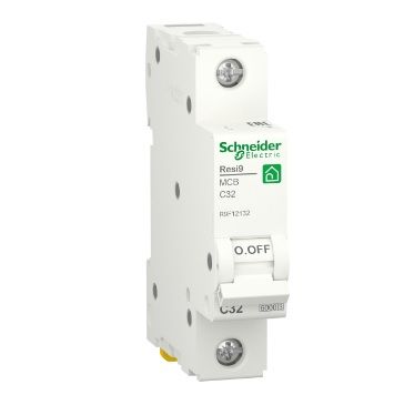 
					Автоматичний вимикач Schneider RESI9 32А, 1P, крива, 6кА