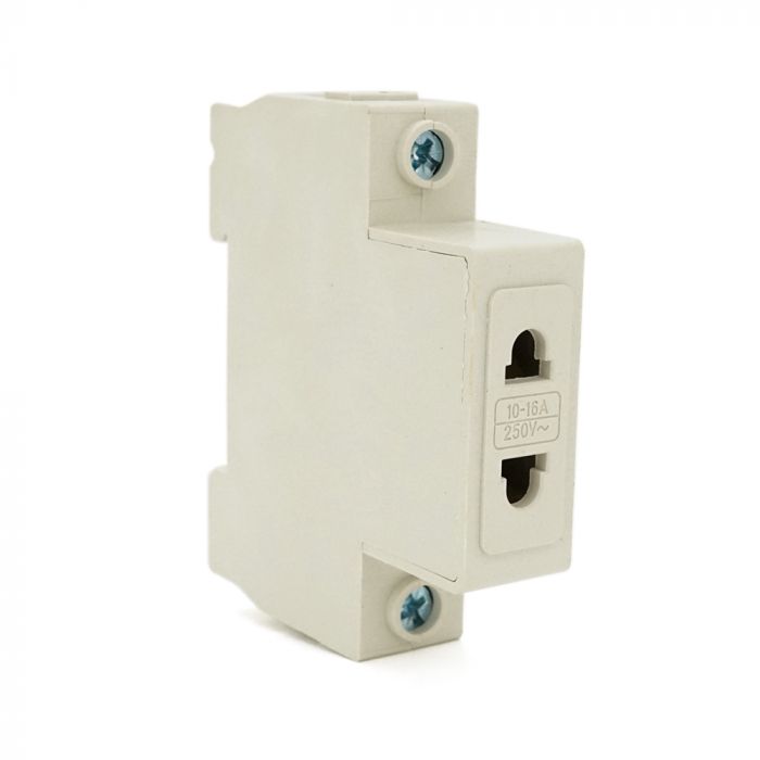 
					Модульна розетка Chenf Universal на DIN-рейку, 250V/10-16A, Box