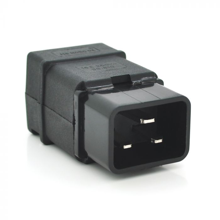 
					Триконтактний роз'єм IEC320 C20 тато (прямий), 250V, 16A, під викруткове складання (бабочка) Q50/500