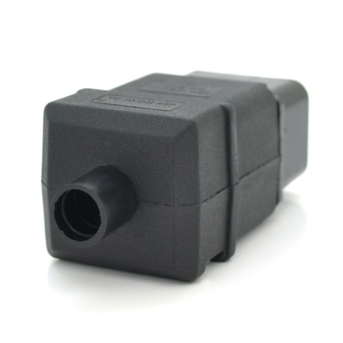 
					Триконтактний роз'єм IEC320 C20 тато (прямий), 250V, 16A, під викруткове складання (бабочка) Q50/500