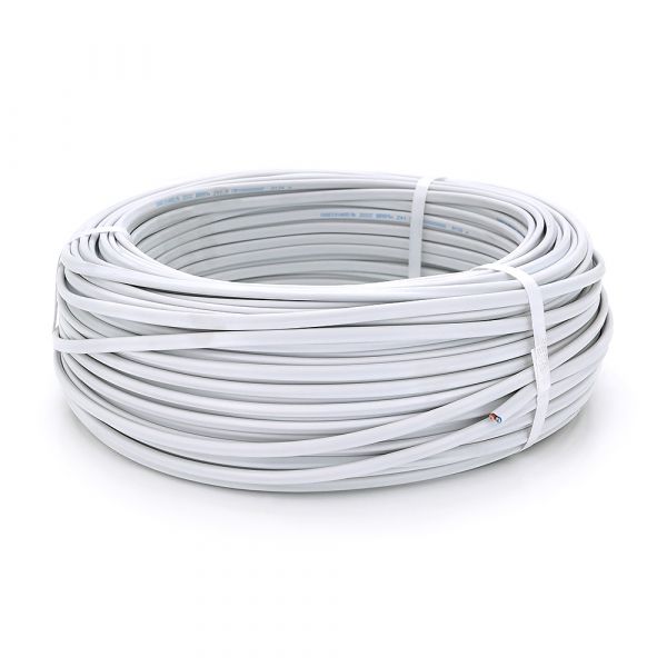 
					Кабель Одескабель ШВВПн 2х1,5 білий, бухта 100м