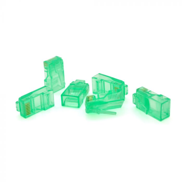 
					Конектор Ritar RJ-45 8P8C UTP Cat-5 (100 шт / уп.) Q100 Green