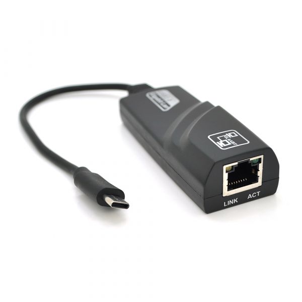 
					Конвертер Type-C-Rj-45 Gigabit, Black, Blister