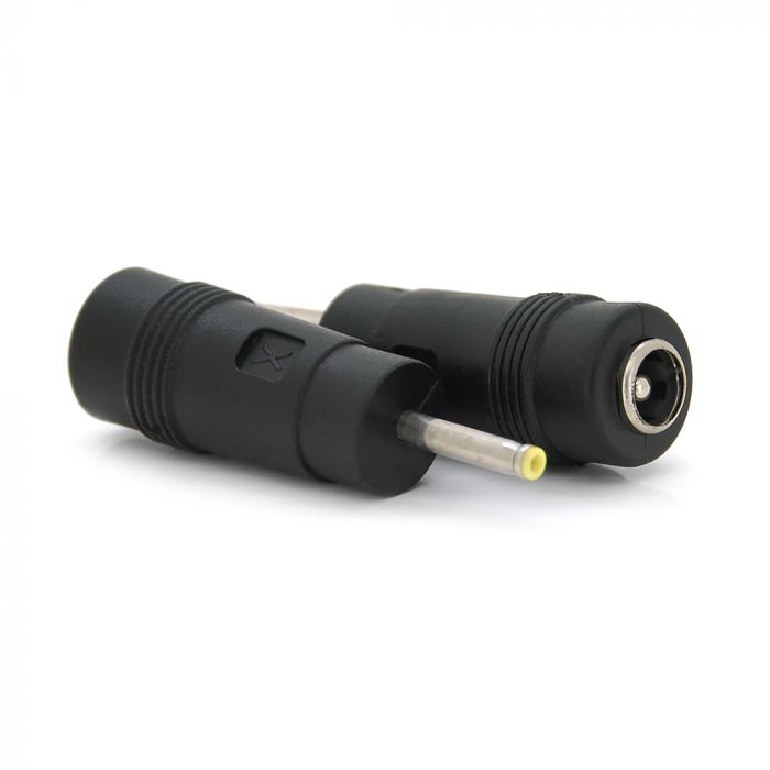 
					Перехідник DC 5.5x2.1mm (мама) - 2.5х0.7mm (тато) Yellow
