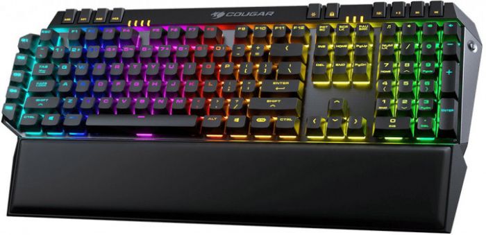Клавіатура  Cougar 700K EVO ігрова механічна Cherry MX Red, RGB-підсвітка, USB, audio jack