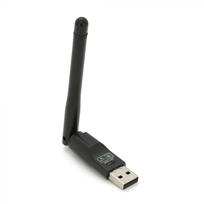 
					Бездротовий мережевий адаптер з антеною 10см Wi-Fi-USB LV / CL-UW07D - 8723DU, 802.11bgn, 150MB, 2.4 GHz, WIN7 / XP / Vista / 2K / MAC / LINUX, Blister