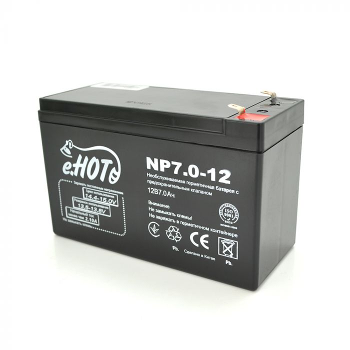 
					Акумуляторна батарея 12V 7Ah ENOT (151х99х96 мм)