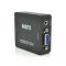 
					Конвертер Mini, HDMI to VGA, ВХОД HDMI(мама) на ВЫХОД VGA(мама), 720P/1080P, Black, BOX