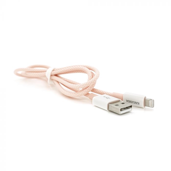 
					Кабель iKAKU KSC-723 GAOFEI smart charging cable for iphone, Pink, довжина 1м, 2.4A, BOX
