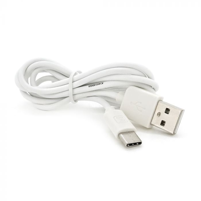 
					Кабель iKAKU XUANFENG charging data cable for Type-C, White, довжина 1м, 2,1А, BOX