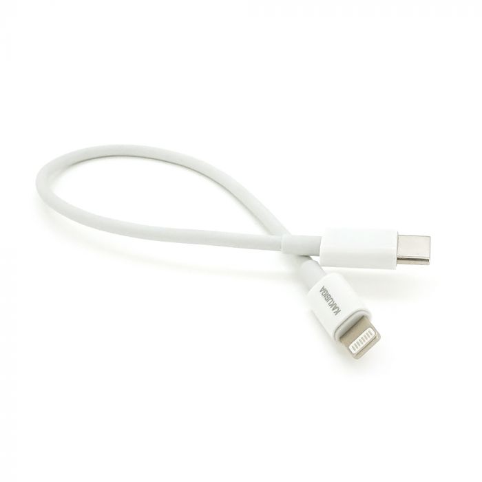 
					Кабель iKAKU KSC-653 FEIYUE PD100W fast charging short cable (Type-C to Lightning), White, довжина 0.25м, BOX