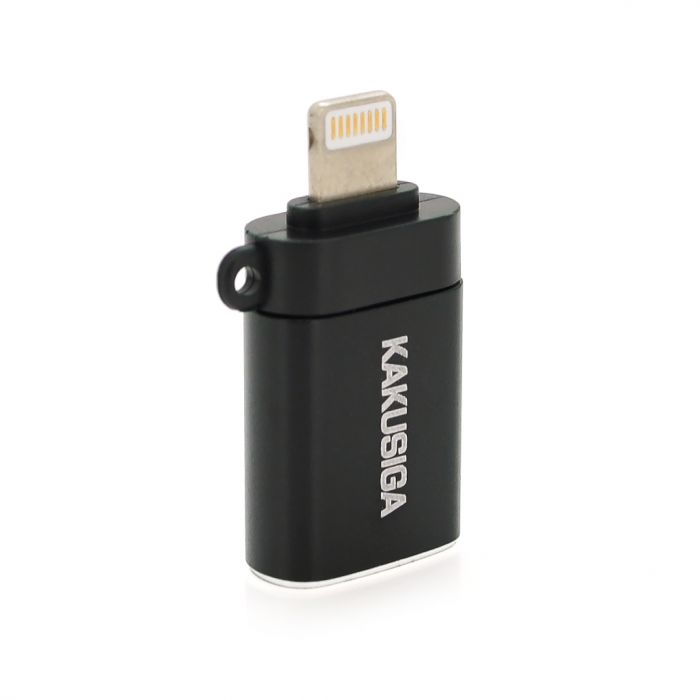 
					Перехідник iKAKU KSC-773 WEIPING Lightning OTG converter Black, 1,2м, Box