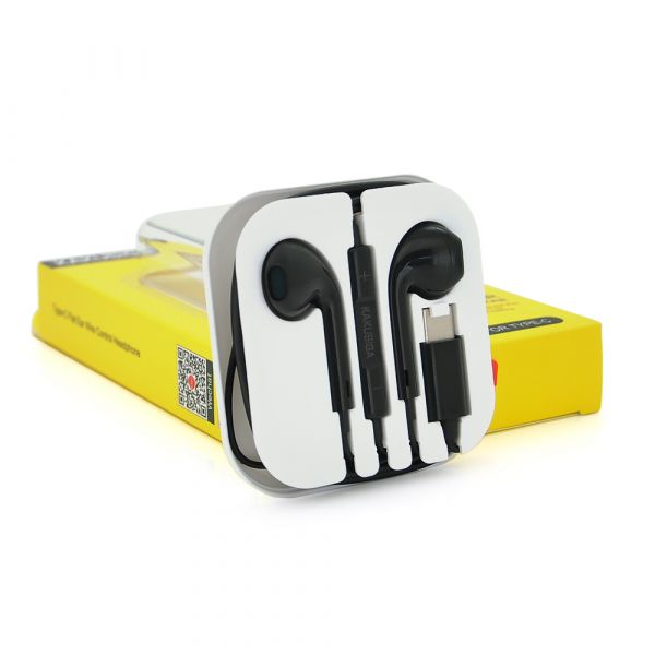 
					Універсальні навушники-вкладиші iKAKU KSC-579 BEIDI з мікрофоном (Type-C), Black, Bох