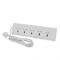 
					Мережевий фільтр LDNIO SC10610, 10 Розеток + 6 USB, 2 м, перетин 3х0,75мм, White, Box